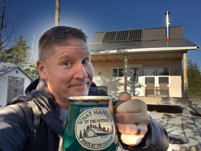 Steve Barnes What Happens at the off grid cabin stays at the off grid cabin